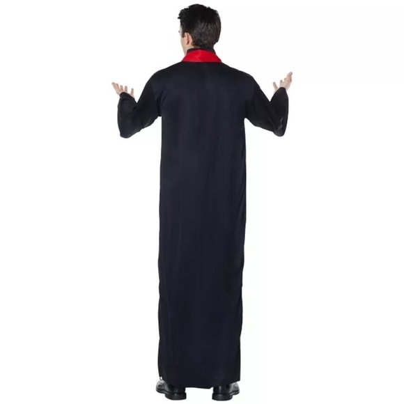 NWT Spirit Halloween Adult One Size Priest Costume Robe Religious Catholic New - Picture 2 of 8